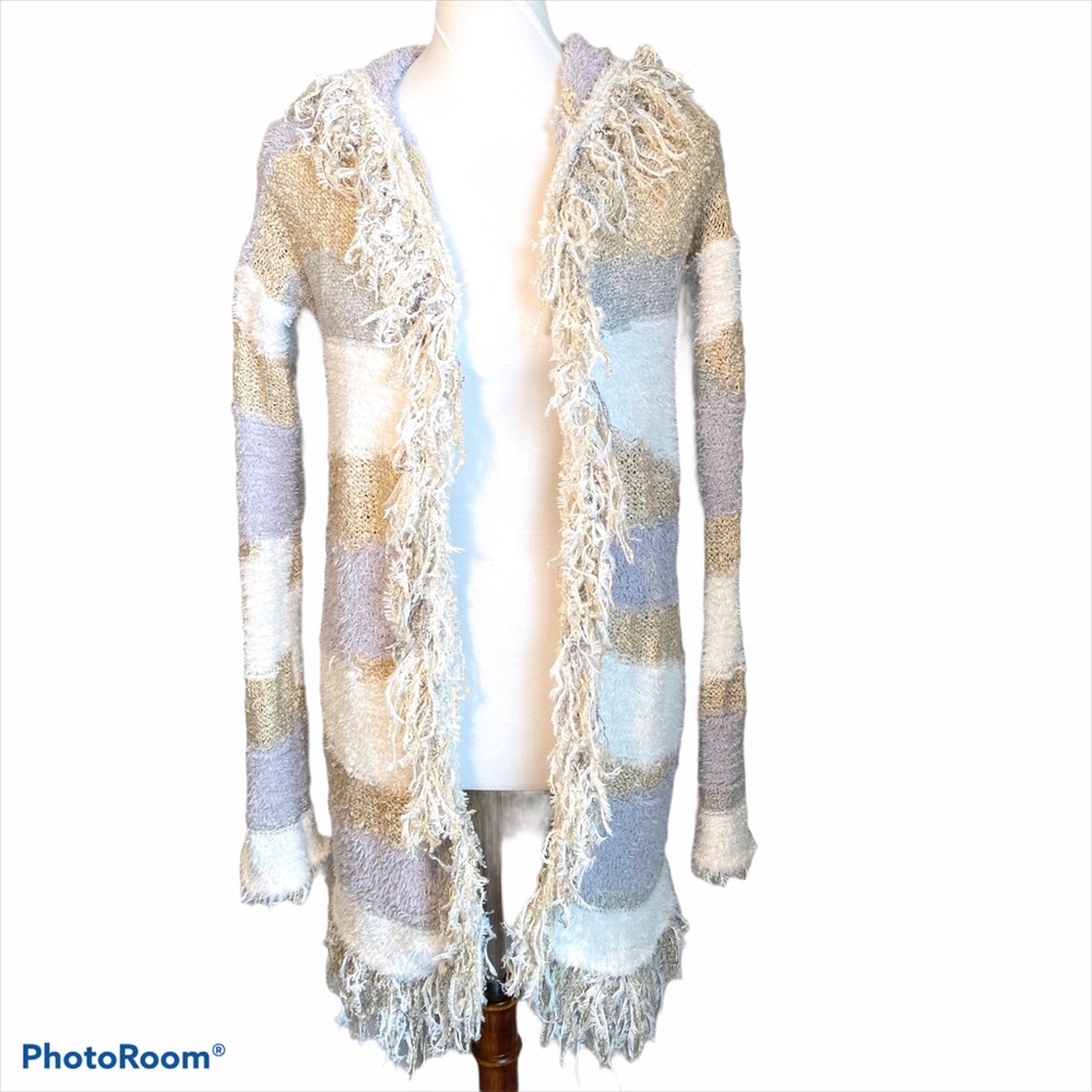 Knox Rose Multicolor Striped Cardigan